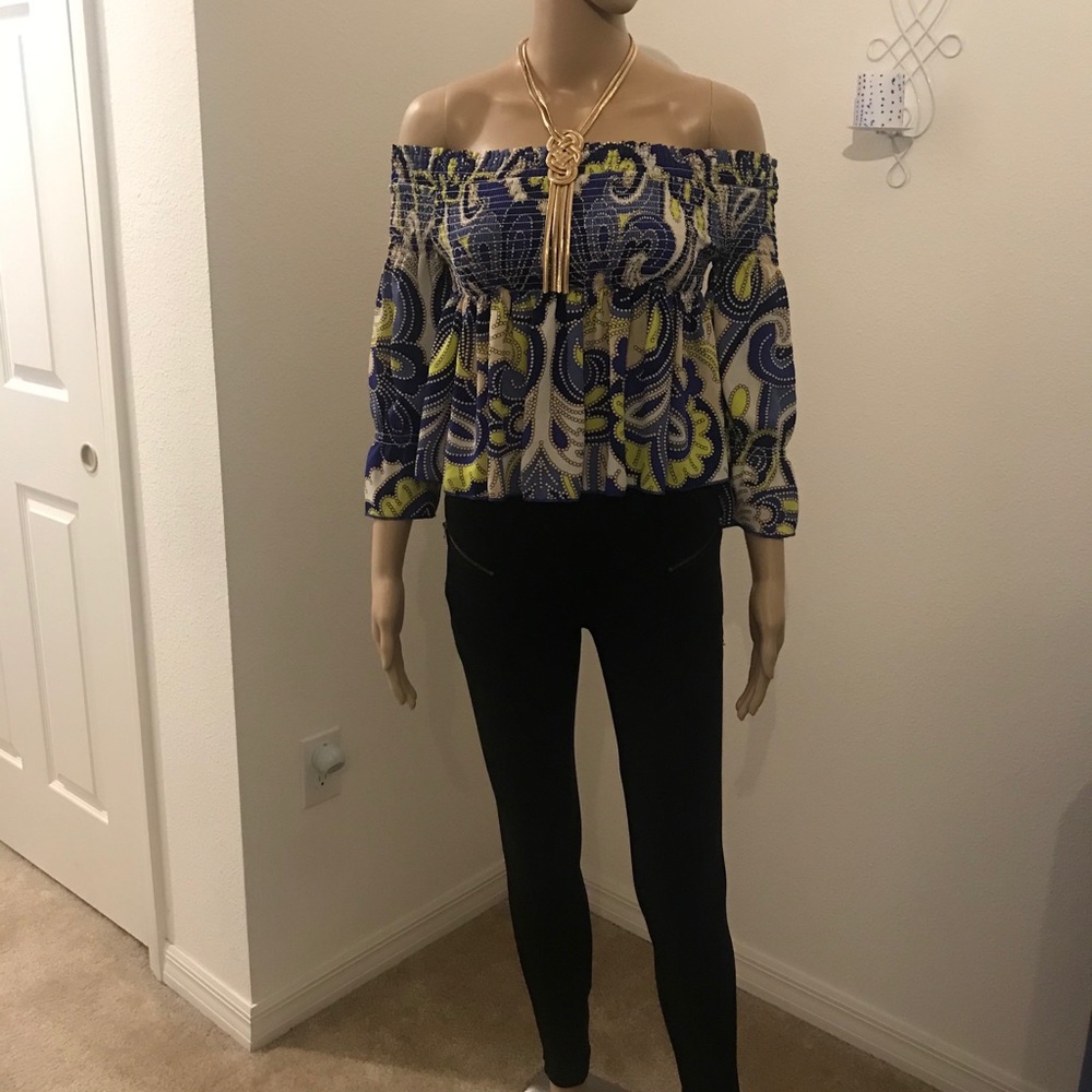 Love J off shoulder top